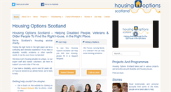 Desktop Screenshot of housingoptionsscotland.org.uk