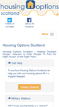 Mobile Screenshot of housingoptionsscotland.org.uk
